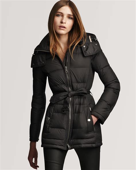 down burberry puffer coat womens|Burberry jacket women overcoat.